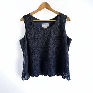 Vintage women’s blue tanktop, size 14
